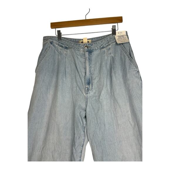 NWT Madewell Curvy Harlow Wide Leg Denim Trouser Jeans Womens Size 31 W Light - Picture 11 of 11